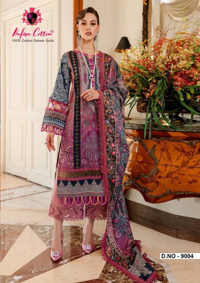 Monsoon Vol 9 By Nafisa Karachi Cotton Dress Material Catalog